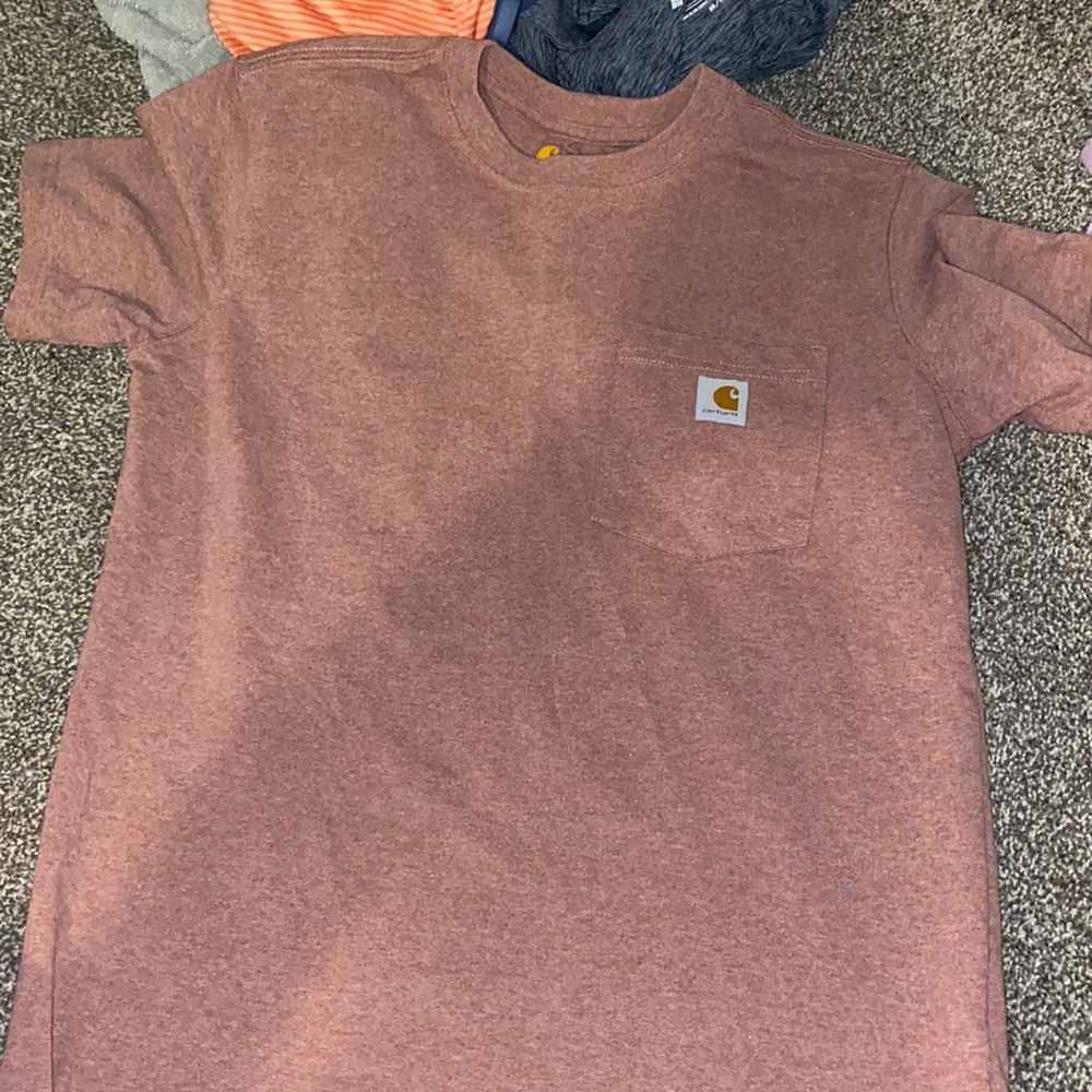 Pink Carhartt t shirt
